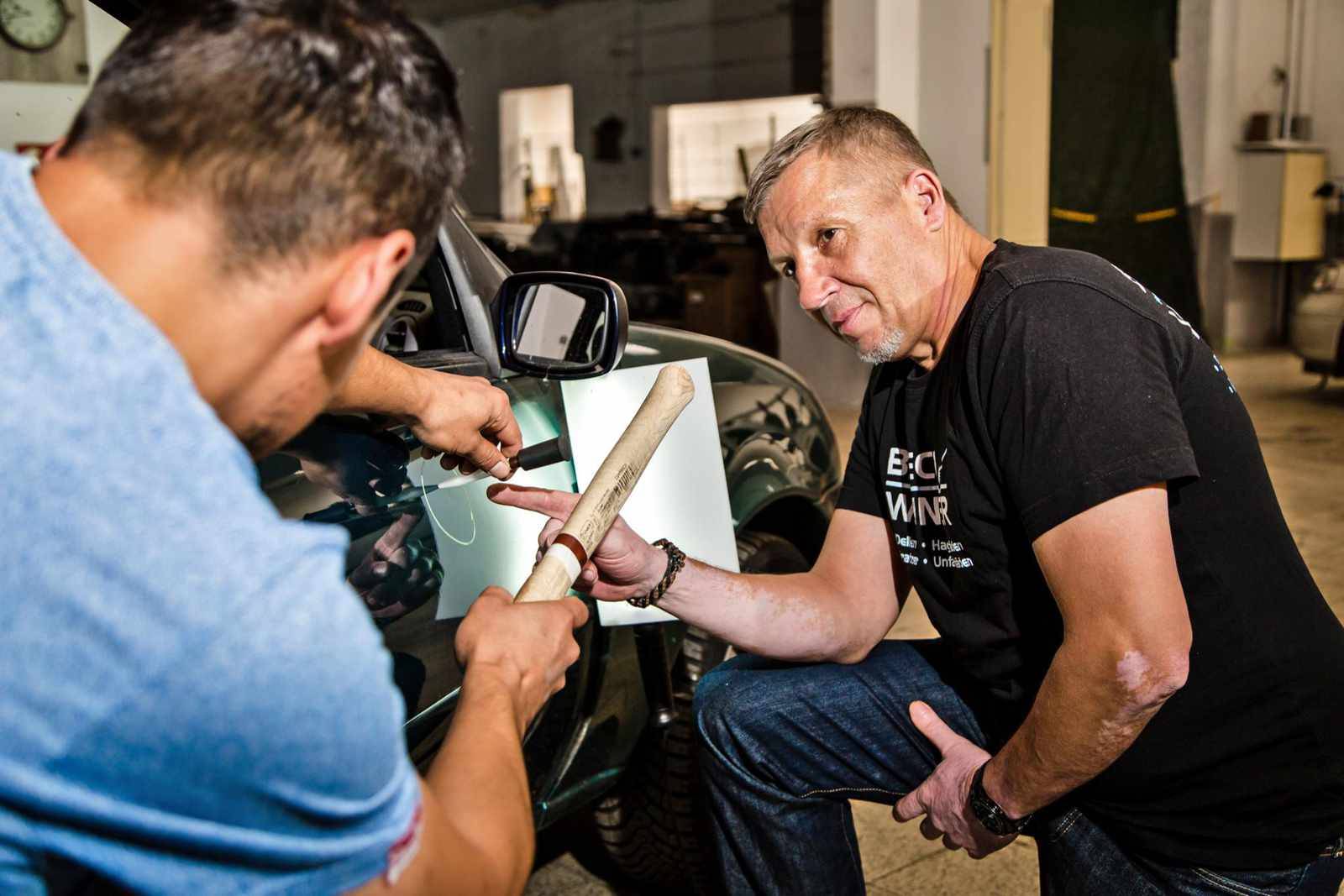 Delle an der Tür entfernen